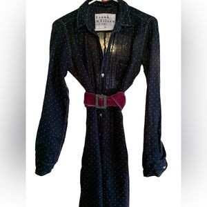 Frank and Eileen linen button-up shirt dress, XS